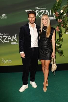 Jan Riecken and Kim Sarah Brandts at the Tarzan Musical Premiere on 20 11 2025 at the Stage Theater Neue Flora in Hamburg Tarzan Musical Premiere in Hamburg