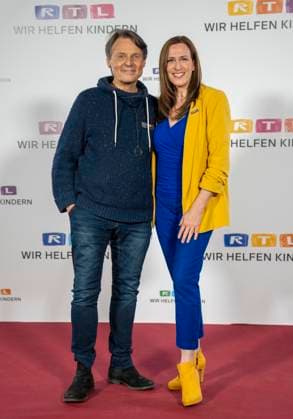 Actor Wolfgang Bahro and actress Ulrike Frank at the 30th RTL Charity Marathon 2025 in Studio 8 of the EMG Studios in Hürth, 20 11 2025 30th RTL Charity Marathon 2025 in Studio 8 of the EMG Studios in Hürth Copyright: MarcoxBader
