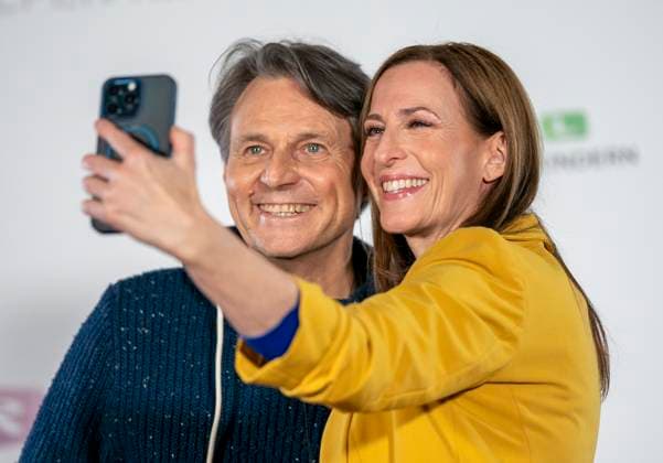 Actor Wolfgang Bahro and actress Ulrike Frank at the 30th RTL Charity Marathon 2025 in Studio 8 of the EMG Studios in Hürth, 20 11 2025 30th RTL Charity Marathon 2025 in Studio 8 of the EMG Studios in Hürth Copyright: MarcoxBader