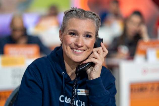 Former fencer Britta Heidemann at the 30th RTL Charity Marathon 2025 in Studio 8 of the EMG Studios in Hürth, 20 11 2025 30th RTL Charity Marathon 2025 in Studio 8 of the EMG Studios in Hürth Copyright: MarcoxBader