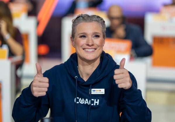 Former fencer Britta Heidemann at the 30th RTL Charity Marathon 2025 in Studio 8 of the EMG Studios in Hürth, 20 11 2025 30th RTL Charity Marathon 2025 in Studio 8 of the EMG Studios in Hürth Copyright: MarcoxBader
