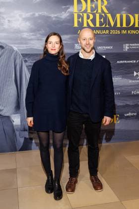 Opening Gala 25 French Film Week Franziska Suppee and Fabian Gasmia at the opening gala of the 25 French Film Week at the Delphi Filmpalast with the film The Stranger on 20 11 2025 in Berlin Copyright: xEventpressxKochanx
