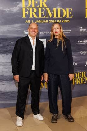 Opening Gala 25 French Film Week Christian Bräuer and Tanja Meissner at the opening gala of the 25 French Film Week at the Delphi Filmpalast with the film The Stranger on 20 11 2025 in Berlin Copyright: xEventpressxKochanx