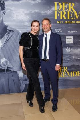 Opening Gala 25 French Film Week Barbara von Wnuk Lipinski and Thomas Michelon at the opening gala of the 25 French Film Week at the Delphi Filmpalast with the film The Stranger on 20 11 2025 in Berlin Copyright: xEventpressxKochanx