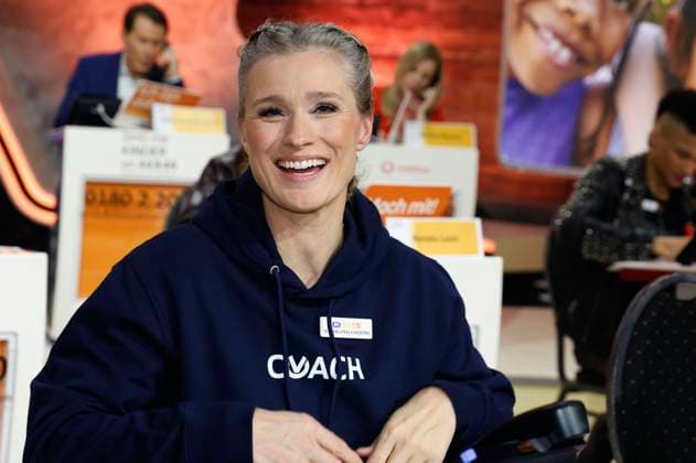 Britta Heidemann at the 30 RTL Spendenmarathon 2025 in Studio 8 of EMG Studios Hürth, 20 11 2025 Foto:xR.xStoffelsx xFuturexImagex spendenmarathon_5269