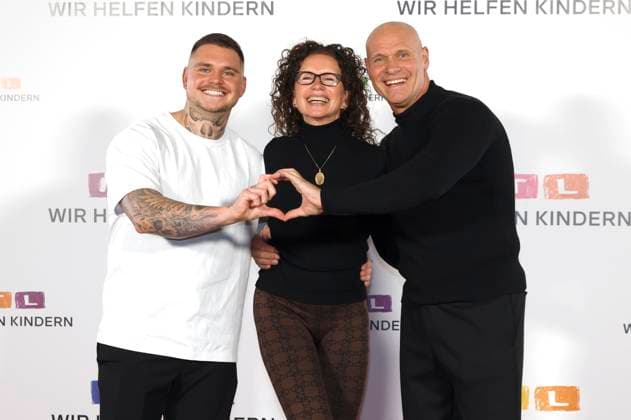 Nico Legat, Alexandra Legat and Thorsten Legat at the 30 RTL Spendenmarathon 2025 in Studio 8 at EMG Studios Hürth, 20 11 2025 Foto:xR.xStoffelsx xFuturexImagex spendenmarathon_5300
