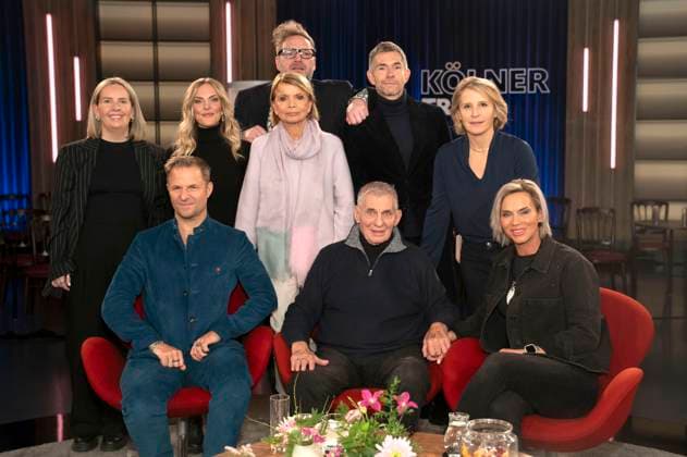 Clare Devlin, Sandy Mölling, Philipp Hochmair, Uschi Glas, Paul Panzer, Heinz Hoenig, Micky Beisenherz, Susan Link and Annika Kärsten Hoenig at the recording of the WDR talk show Kölner Treff at WDR Studio BS 3 Cologne, 20 11 2025 Foto:xC.xAdolph xFuturexImagex koelner_treff2011_5103