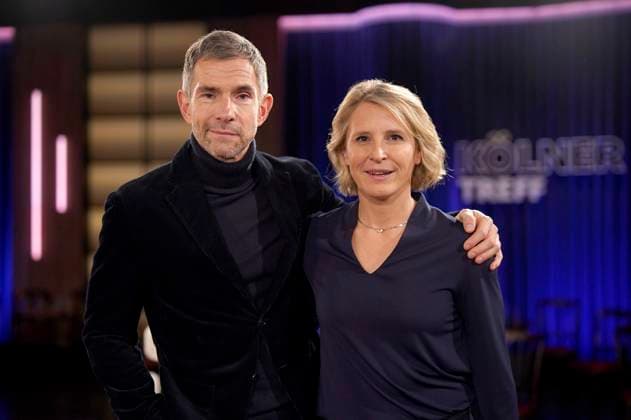 Micky Beisenherz and Susan Link at the recording of the WDR talk show Kölner Treff at WDR Studio BS 3 Cologne, 20 11 2025 Foto:xC.xAdolph xFuturexImagex koelner_treff2011_5147