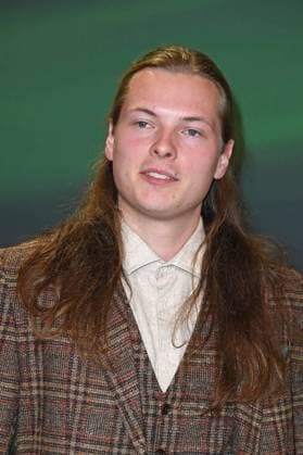 Gabriel Kelly at the TARZAN musical premiere at the Stage Theater Neue Flora in Hamburg on 20 11 2025