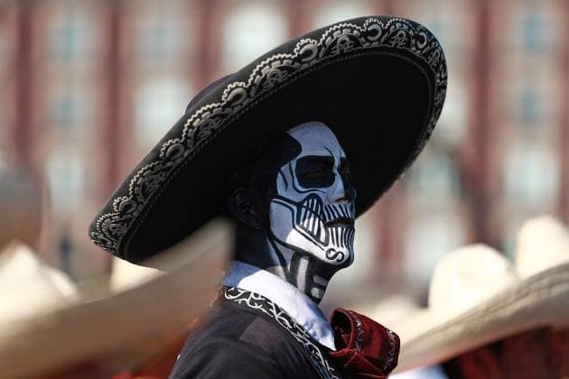 Mexico celebrates 115th Anniversary of the Mexican revolution with grand parade MEXICO CITY, MEXICO - NOVEMBER 20: A man wearing a traditional Mexican hat takes part in Mexico’s Revolution Day Parade commemorating the 115th anniversary of the Mexican Revolution at Zocalo Square in Mexico City, Mexico on November 20, 2025. Daniel Cardenas Anadolu Mexico City Mexico. Editorial use only. Please get in touch for any other usage.  Copyright: x2025xAnadoluxDanielxCardenasx