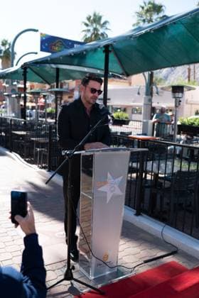 November 20, 2025, Palm Springs, California, USA: Actor, television host, producer, and LGBTQI+ advocateÃ‚ JONATHAN BENNETT honored with theÃ‚ 483rd starÃ‚ on theÃ‚ Palm Springs Walk of the Stars. Palm Springs USA - ZUMAp226 20251120_zep_p226_015 Copyright: xPatrickxPerezx