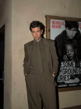 November 20, 2025, New York, New York, USA: NICHOLAS BRAUN Attends Opening Night of Ã¢â‚¬oeGruesome Playground InjuriesÃ¢â‚¬Â at Lucille Lortel Theatre in New York. 20 November 2025 New York USA - ZUMAa265 20251120_zep_a265_004 Copyright: xEricxAcquayex