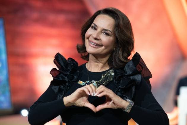 Gitta SAXX, buergerlich Gitta Ilona Sack, model, portrait, portrait, portrait, cropped single image, single motif, 30 RTL Spendenmarathon Wir helfen Kindern , television, 20 21 11 2024 in Huerth, Germany,