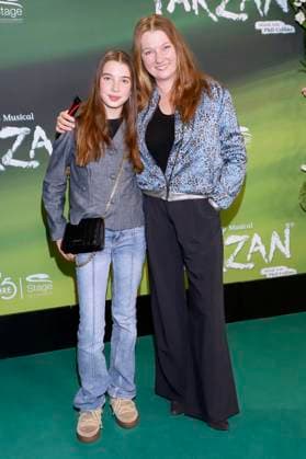 Katja Studt with her daughter at the premiere of the Disney musical Tarzan at the Stage Theater Neue Flora Hamburg, 20 11 2025 Foto:xgbrcix xFuturexImagex tarzan_5153