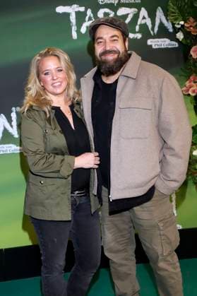 Laith Al Deen with Melanie at the premiere of the Disney musical Tarzan at the Stage Theater Neue Flora Hamburg, 20 11 2025 Foto:xgbrcix xFuturexImagex tarzan_5161