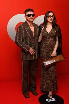 GQ Men of The Year Awards - Arrivals Saul Alvarez and his wife Fernanda Gomez attend the red carpet for 2025 GQ Men of the Year Awards at Hotel Reforma. on November 20, 2025 in Mexico City, Mexico. Mexico City CDMX Mexico Copyright: xCarlosxTischlerx
