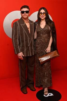 GQ Men of The Year Awards - Arrivals Saul Alvarez and his wife Fernanda Gomez attend the red carpet for 2025 GQ Men of the Year Awards at Hotel Reforma. on November 20, 2025 in Mexico City, Mexico. Mexico City CDMX Mexico Copyright: xCarlosxTischlerx