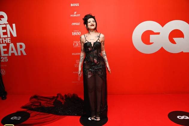 GQ Men of The Year Awards - Arrivals Julieta Emilia Cazzuchelli know as Cazzu attends the red carpet for 2025 GQ Men of the Year Awards at Hotel Reforma. on November 20, 2025 in Mexico City, Mexico. Mexico City CDMX Mexico Copyright: xCarlosxTischlerx
