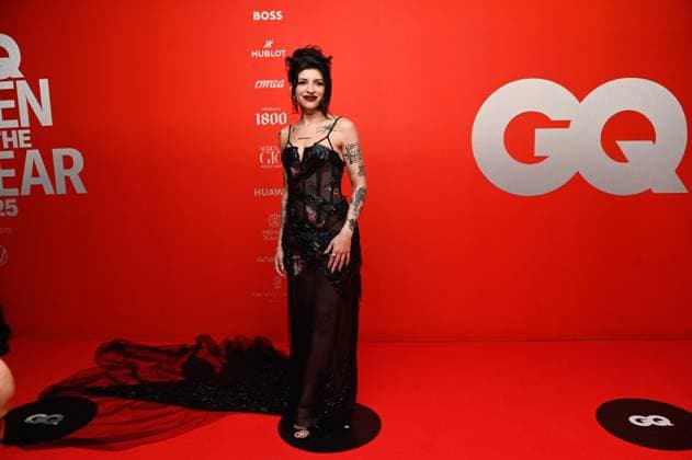 GQ Men of The Year Awards - Arrivals Julieta Emilia Cazzuchelli know as Cazzu attends the red carpet for 2025 GQ Men of the Year Awards at Hotel Reforma. on November 20, 2025 in Mexico City, Mexico. Mexico City CDMX Mexico Copyright: xCarlosxTischlerx