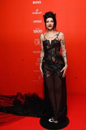GQ Men of The Year Awards - Arrivals Julieta Emilia Cazzuchelli know as Cazzu attends the red carpet for 2025 GQ Men of the Year Awards at Hotel Reforma. on November 20, 2025 in Mexico City, Mexico. Mexico City CDMX Mexico Copyright: xCarlosxTischlerx