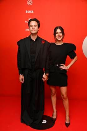 November 20, 2025, Mexico City, Ciudad de Mexico, Mexico: Michael Ronda and Karena Flores attend the red carpet for 2025 GQ Men of the Year Awards at Hotel Reforma. on November 20, 2025 in Mexico City, Mexico. Mexico City Mexico - ZUMAe321 20251120_zea_e321_182 Copyright: xCarlosxTischlerx