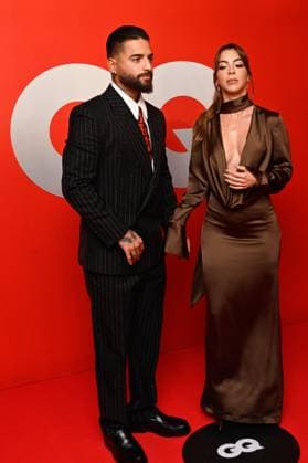 GQ Men of The Year Awards - Arrivals Juan Luis Londono Arias know as Maluma and his girlfriend Susana Gomez attend the red carpet for 2025 GQ Men of the Year Awards at Hotel Reforma. on November 20, 2025 in Mexico City, Mexico. Mexico City CDMX Mexico Copyright: xCarlosxTischlerx