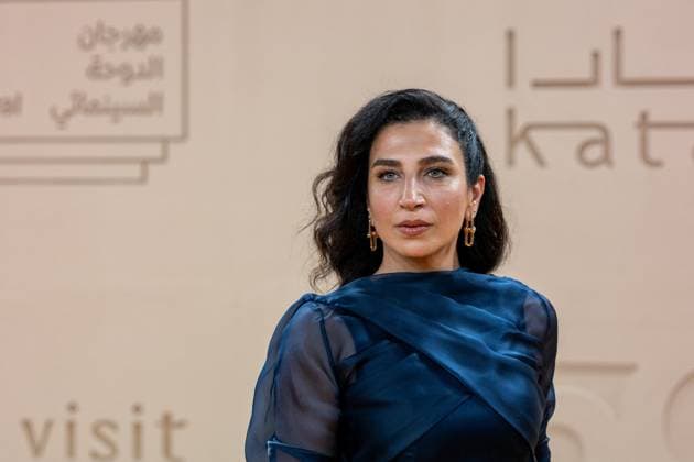 Opening of Doha Film Festival - Doha Palestinian actress Clara Khoury arrives to the opening ceremony of Doha Film Festival 2025, at Katara cultural village, in Doha, Qatar, on November 20, 2025. Photo by Ammar Abd Rabbo ABACAPRESS.COM Doha Qatar  Copyright: xAbdxRabboxAmmar ABACAx