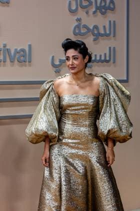 Opening of Doha Film Festival - Doha Golshifteh Farahani arrives to the opening ceremony of Doha Film Festival 2025, at Katara cultural village, in Doha, Qatar, on November 20, 2025. Photo by Ammar Abd Rabbo ABACAPRESS.COM Doha Qatar  Copyright: xAbdxRabboxAmmar ABACAx