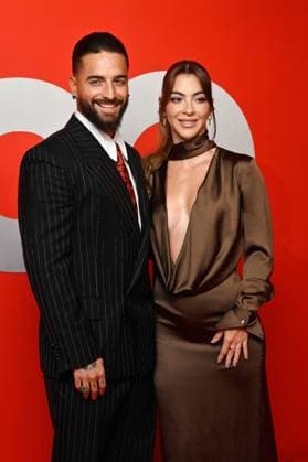 GQ Men of The Year Awards - Arrivals Juan Luis Londono Arias know as Maluma and his girlfriend Susana Gomez attend the red carpet for 2025 GQ Men of the Year Awards at Hotel Reforma. on November 20, 2025 in Mexico City, Mexico. Mexico City CDMX Mexico Copyright: xCarlosxTischlerx