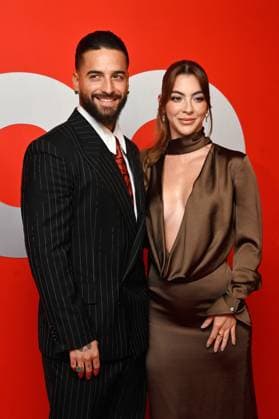 GQ Men of The Year Awards - Arrivals Juan Luis Londono Arias know as Maluma and his girlfriend Susana Gomez attend the red carpet for 2025 GQ Men of the Year Awards at Hotel Reforma. on November 20, 2025 in Mexico City, Mexico. Mexico City CDMX Mexico Copyright: xCarlosxTischlerx