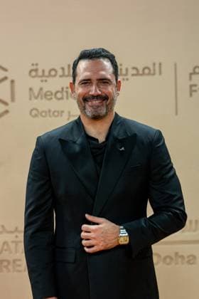 Opening of Doha Film Festival - Doha Dhafer L’Abidine arrives to the opening ceremony of Doha Film Festival 2025, at Katara cultural village, in Doha, Qatar, on November 20, 2025. Photo by Ammar Abd Rabbo ABACAPRESS.COM Doha Qatar  Copyright: xAbdxRabboxAmmar ABACAx