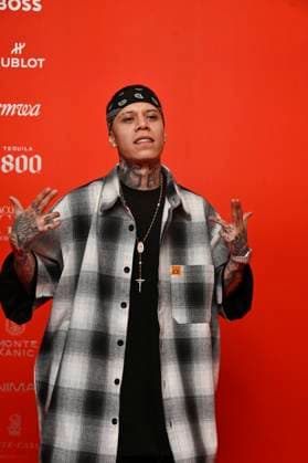 November 20, 2025, Mexico City, Ciudad de Mexico, Mexico: Santa Fe Klan attends the red carpet for 2025 GQ Men of the Year Awards at Hotel Reforma. on November 20, 2025 in Mexico City, Mexico. Mexico City Mexico - ZUMAe321 20251120_zea_e321_196 Copyright: xCarlosxTischlerx
