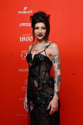 November 20, 2025, Mexico City, Ciudad de Mexico, Mexico: Julieta Emilia Cazzuchelli know as Cazzu attends the red carpet for 2025 GQ Men of the Year Awards at Hotel Reforma. on November 20, 2025 in Mexico City, Mexico. Mexico City Mexico - ZUMAe321 20251120_zea_e321_201 Copyright: xCarlosxTischlerx
