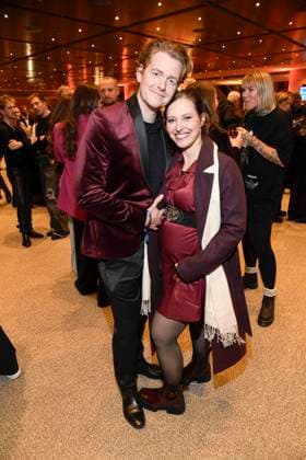 abb Johannes Heinrichs and Nadja Jo Klapper as guests at the WORLD PREMIERE of ALIZE by Cirque du Soleil at the Theater am Potsdamer Platz on 20 11 2025 in Berlin Berlin Germany