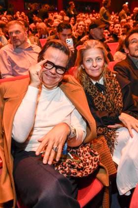 abb Kristian Schuller and his wife Peggy as guests at the WORLD PREMIERE of ALIZE by Cirque du Soleil at Theater am Potsdamer Platz on 20 11 2025 in Berlin Berlin Germany
