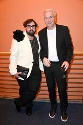 Steven Preisner and Klaus Wowereit at the world premiere of the show Cirque du Soleil Alize at the Theater am Potsdamer Platz Berlin, 20 11 2025 Foto:xN.xKubelkax xFuturexImagex alize_5108