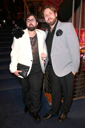 Steven Preisner and Florian Gibki at the world premiere of the show Cirque du Soleil Alize at the Theater am Potsdamer Platz Berlin, 20 11 2025 Foto:xN.xKubelkax xFuturexImagex alize_5110