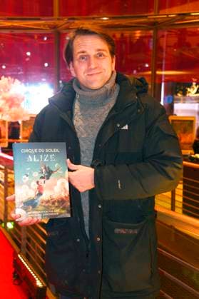 Pierre Kiwitt at the world premiere of the show Cirque du Soleil Alize at the Theater am Potsdamer Platz Berlin, 20 11 2025 Foto:xN.xKubelkax xFuturexImagex alize_5119