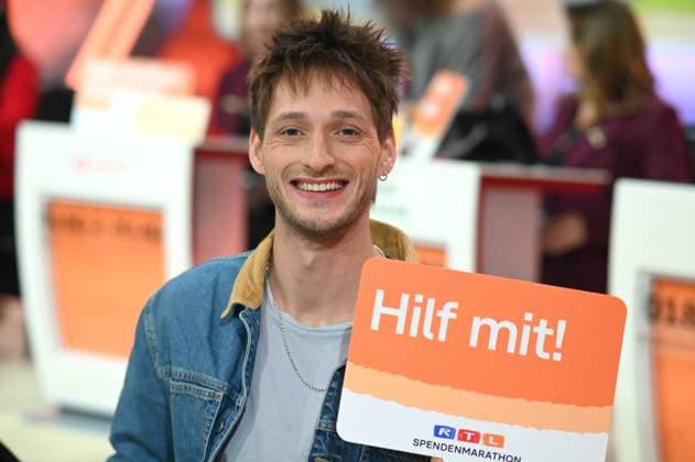 Moritz HANS, sports climber, portrait, portrait, cropped single image, single motif, 30 RTL Spendenmarathon Wir helfen Kindern , television, 20 21 11 2025 in Huerth, Germany,