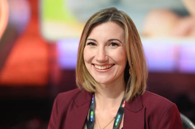 Chantal FUCHS, portrait, portrait, portrait, cropped single image, single motif, 30 RTL Spendenmarathon Wir helfen Kindern , television, 20 21 11 2025 in Huerth, Germany,