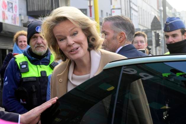 Queen Mathilde Visits The Kubus Youth Library ANTWERPEN, BELGIUM - NOVEMBER 21: Queen Mathilde of Belgium pictured visiting the Kubus Youth Library during the Reading Aloud Week on November 21, 2025 in Antwerpen, Belgium, 21 11 2025 Antwerpen Belgium  Copyright: xPhilipxReynaersx