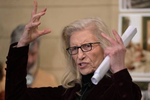 Presentation of the exhibition Wonderland at the MOP Center in A Coruna Photographer Annie Leibovitz during the presentation of the exhibition Wonderland, on November 21, 2025, in A Coruna, Galicia, Spain The exhibition is the first major retrospective of fashion photography by Annie Leibovitz in Spain 21 NOVEMBER 2025 M Espana  Copyright: xM.xDylanx 7114924