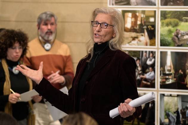 Presentation of the exhibition Wonderland at the MOP Center in A Coruna Photographer Annie Leibovitz during the presentation of the exhibition Wonderland, on November 21, 2025, in A Coruna, Galicia, Spain The exhibition is the first major retrospective of fashion photography by Annie Leibovitz in Spain 21 NOVEMBER 2025 M Espana  Copyright: xM.xDylanx 7114925