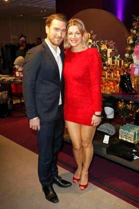 Nina Bott with partner Benjamin Baarz at the 15 Alsterhaus Christmas Shopping Night 2025 at Alsterhaus Hamburg, 20 11 2025 Foto:xC.xTamckex xFuturexImagex christmas_shopping_5236
