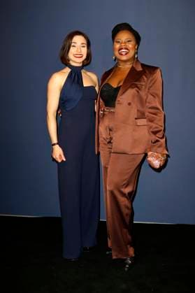 Jeannine Michele Wacker and Kristina Love at the 15 Alsterhaus Christmas Shopping Night 2025 at Alsterhaus Hamburg, 20 11 2025 Foto:xC.xTamckex xFuturexImagex christmas_shopping_5217