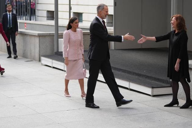 Spanish King Felipe VI arriving to 50 anos después: La corona en el tránsito de la democracia in Madrid on Friday, 21 November 2025. Cordon Press 