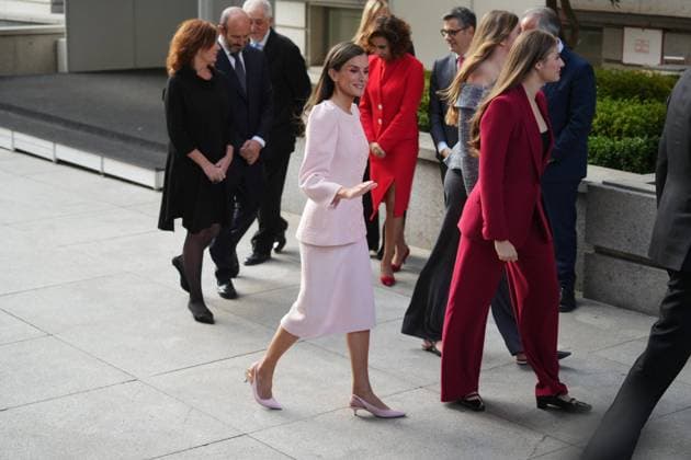 Spanish King Felipe VI arriving to 50 anos después: La corona en el tránsito de la democracia in Madrid on Friday, 21 November 2025. Cordon Press 