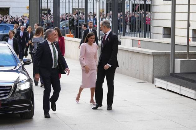 Spanish King Felipe VI arriving to 50 anos después: La corona en el tránsito de la democracia in Madrid on Friday, 21 November 2025. Cordon Press 