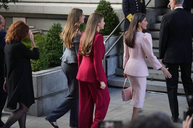 Spanish King Felipe VI arriving to 50 anos después: La corona en el tránsito de la democracia in Madrid on Friday, 21 November 2025. Cordon Press 