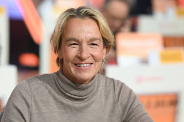 Martina VOSS TECKLENBURG, soccer coach, portrait, portrait, portrait, cropped single image, single motif, 30 RTL Spendenmarathon Wir helfen Kindern , television, 20 21 11 2025 in Huerth, Germany,